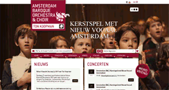 Desktop Screenshot of amsterdambaroque.com